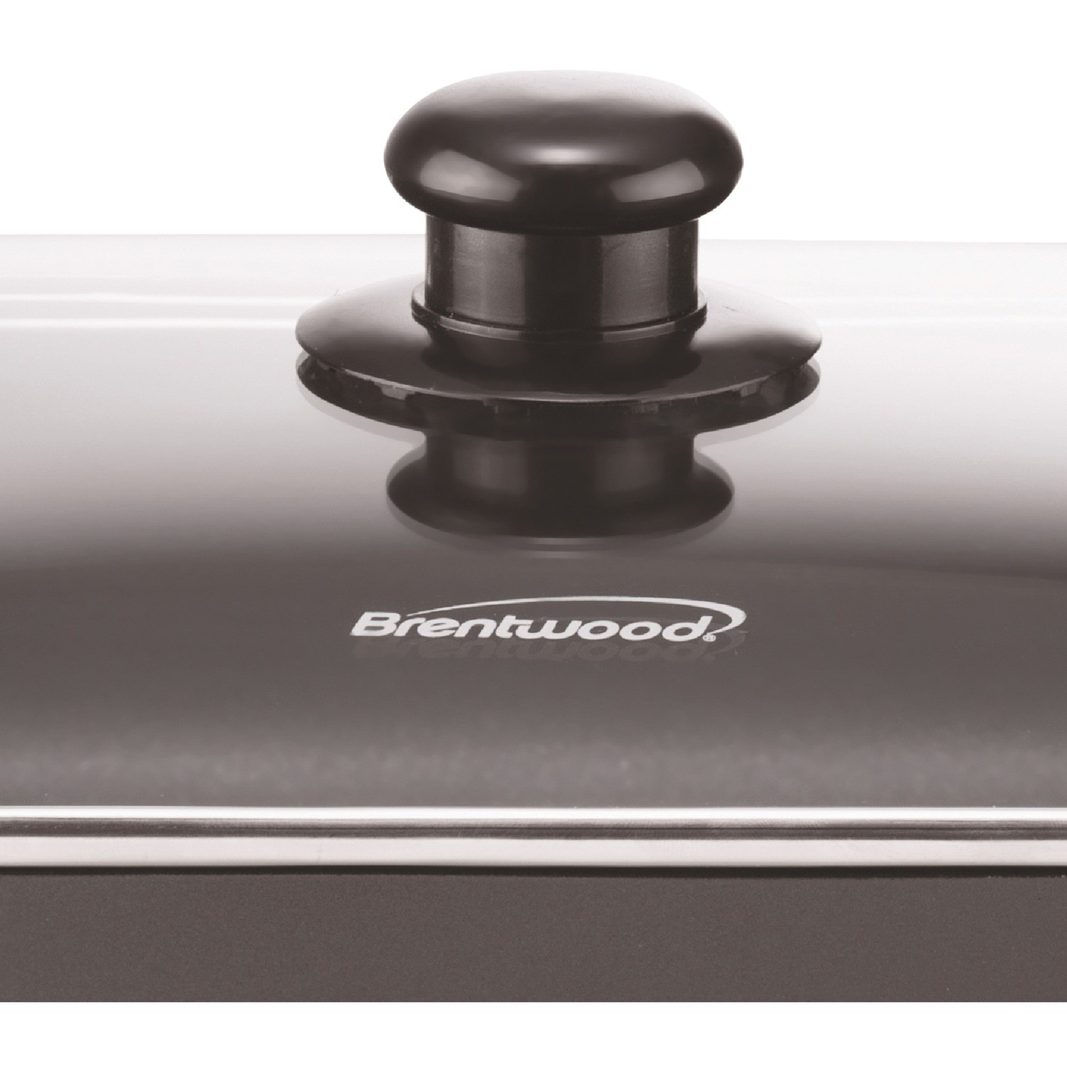 Brentwood Nonstick Electric Skillet with Glass Lid (1,400W; 16″)