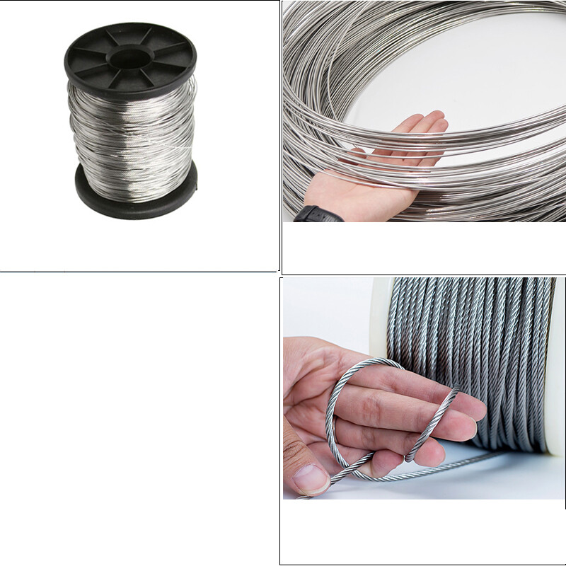 304 Stainless Steel Wire 0.1mm-3mm Soft And Hard Wire Rustproof Durable
