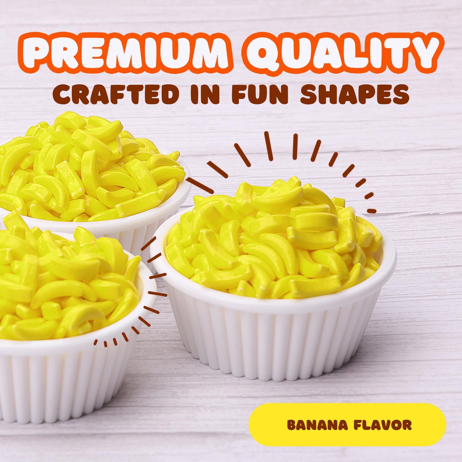 Bananas Runts Candy – about 1200 psc 1.7 LB Hard Candy Bulk Gumball Machine R…