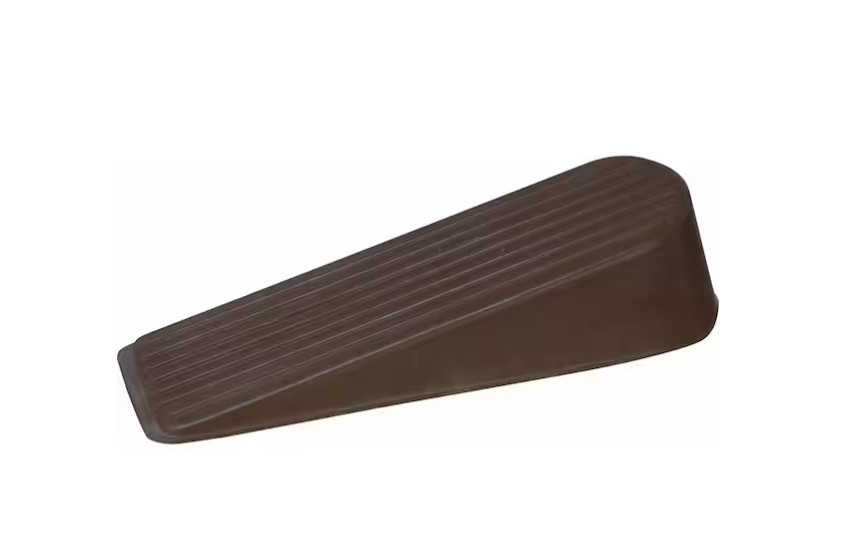 Brown Rubber Door Stops (2 per Pack)