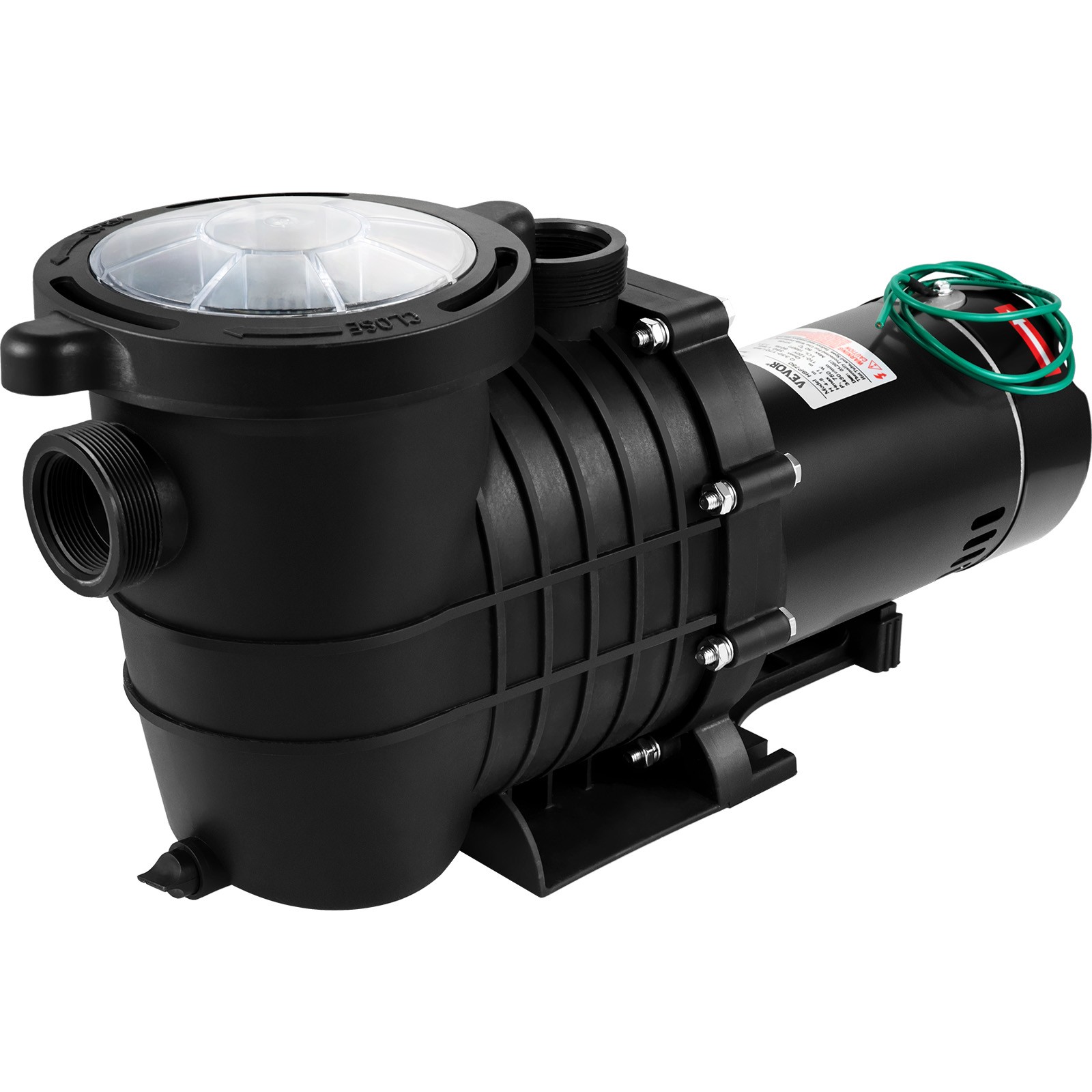 VEVOR Swimming Pool Pump 1HP Pool Pump 110/220V In/Above Ground Strainer 5544GPH