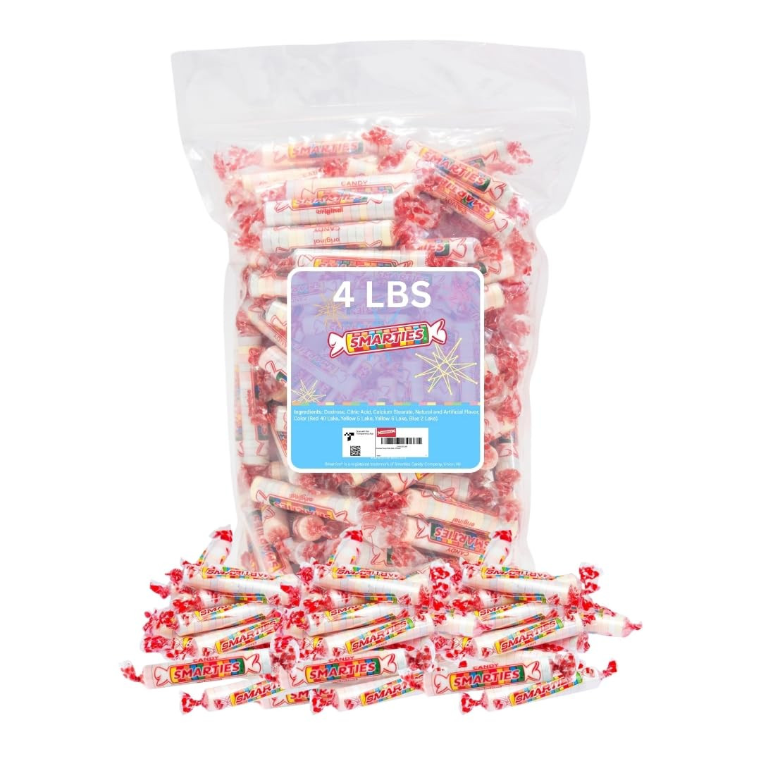Smarties Candy Bulk Rolls Original Flavor – Gluten & Vegan Free – Classic Sweetn