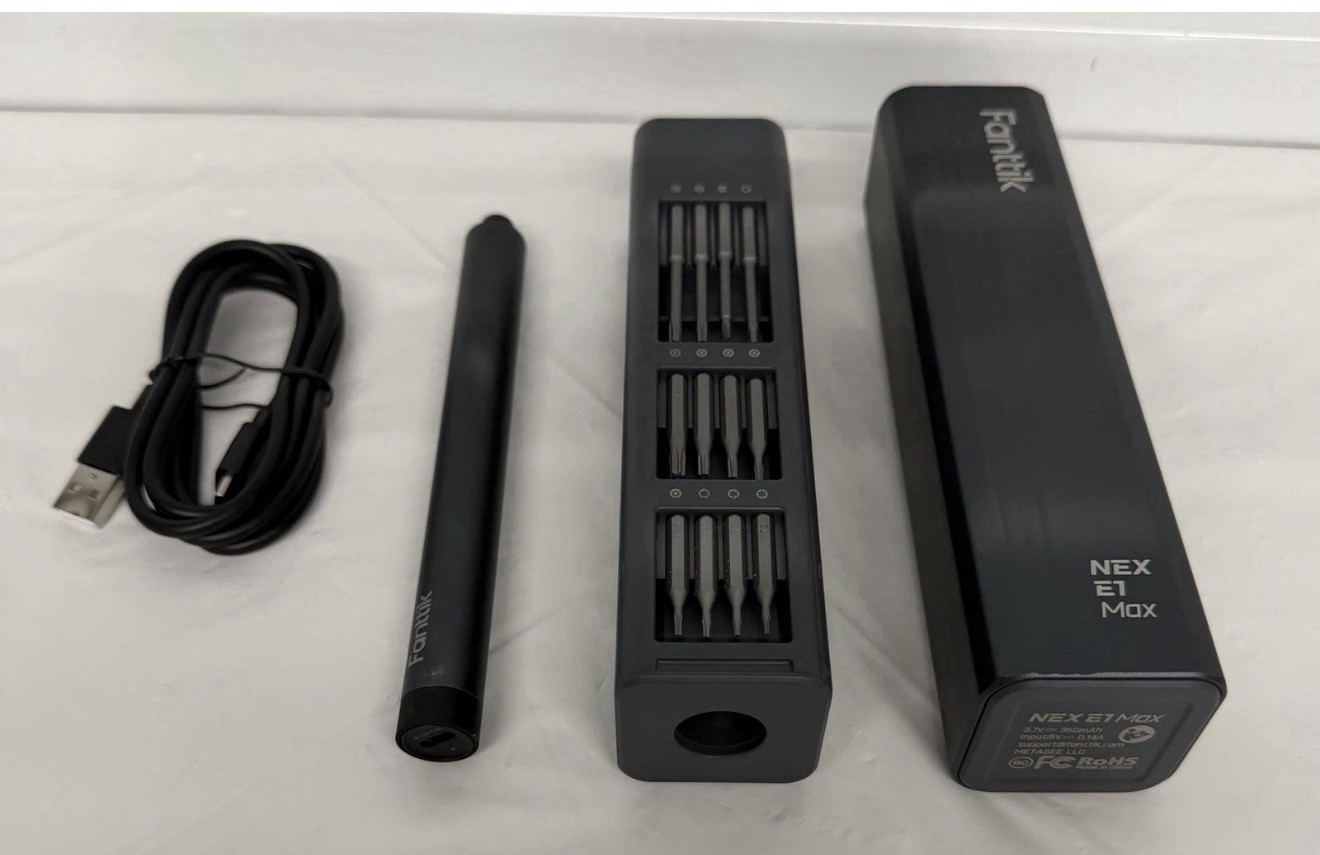 Fanttik NEX E1 Max Electric Precision Screwdriver 50-Bit Set USB-C New Other