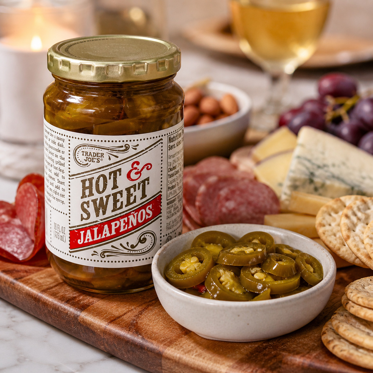 6-Pack Trader Joe’s Hot & Sweet Jalapeños