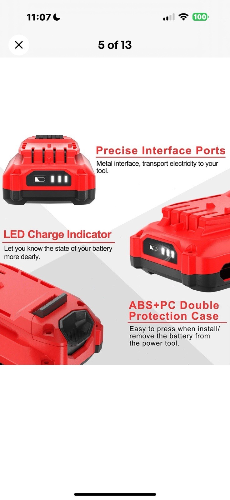 2PACK 20V 4.0AH For Craftsman 20 Volt MAX Li-ion Battery CMCB204 CMCB202 CMCB201