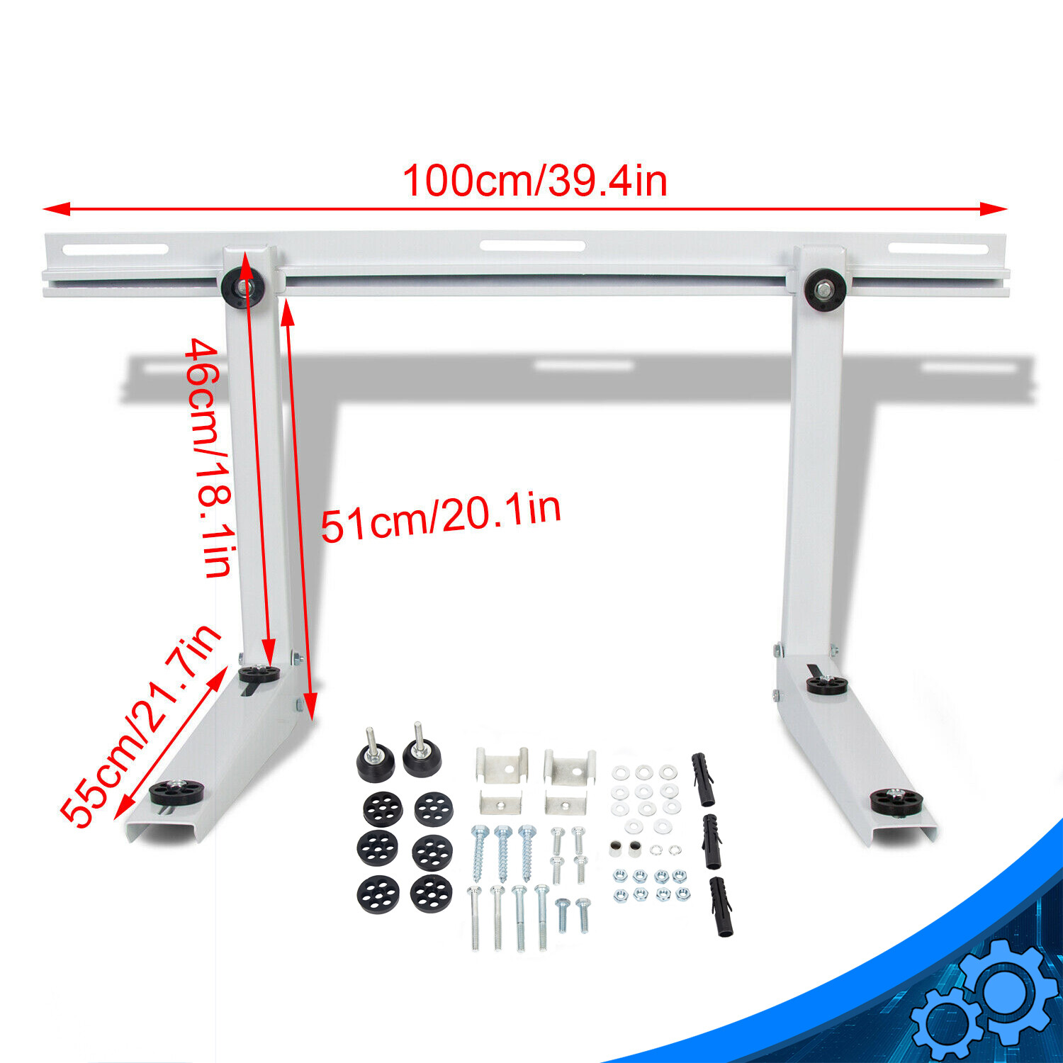 39.4″ Extension Wall Mounting Bracket for Mini Split Air Conditioner Ductless AC