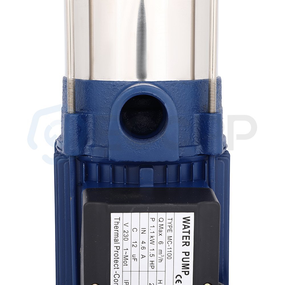 1.5HP 1100W 1″ SHALLOW SELF PRIMING WELL GARDEN SPRINKLER JET WATER PUMP BOOSTER