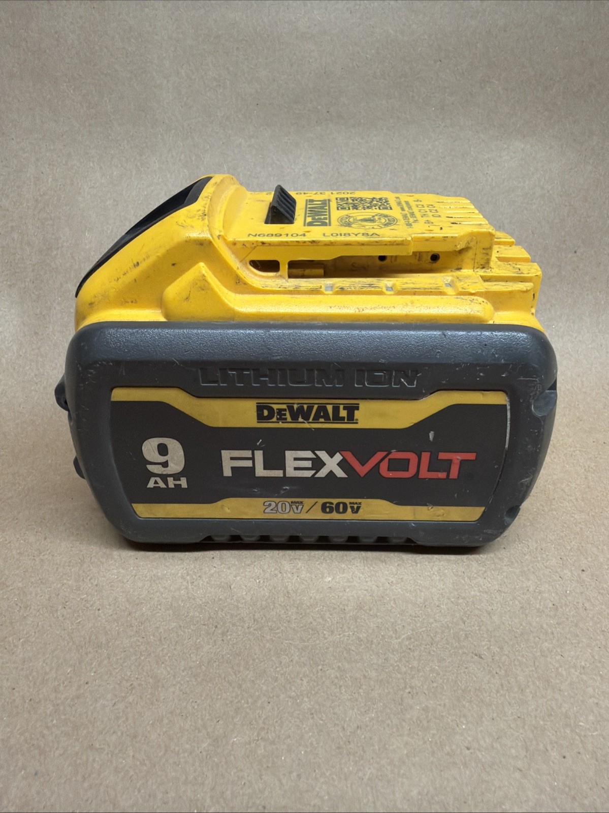 DeWalt 9ah Flexvolt Battery 2 Lights! Ran A Tool! DCB609 20/60v OEM 9 Ah
