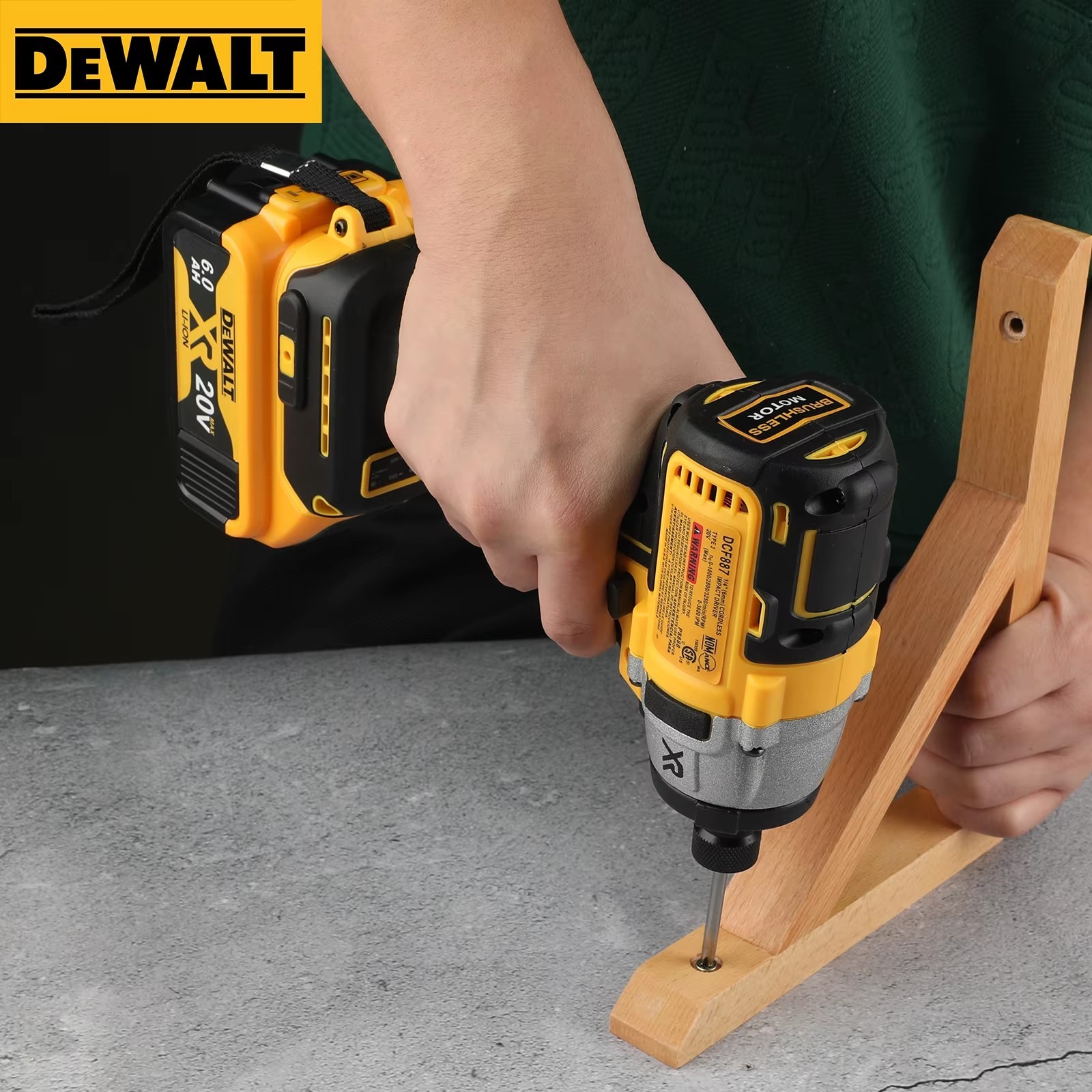 DEWALT DCF850 Impact Driver Electric Driver 20V Brushless Cordless 3250RPM…