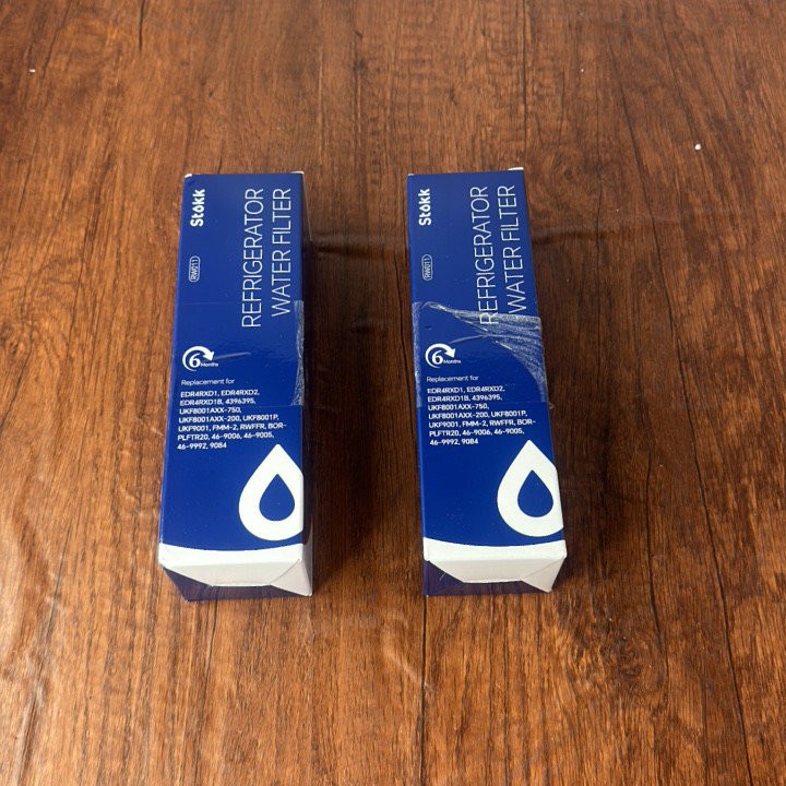 2-Pack Stokk Refrigerator Water Filter for EDR4RXD1, 6 Months