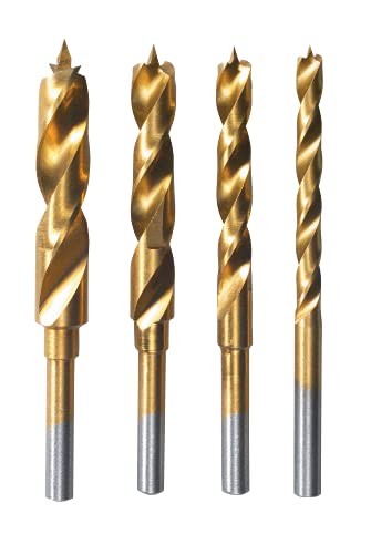 Dremel Genuine OEM Replacement Brad Point Bits (4 Pieces) – 631