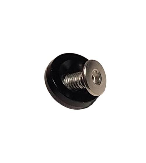 20Pcs M6 Bumper Fender Washers Engine Bay Dress Up Bolts Fasteners () Black