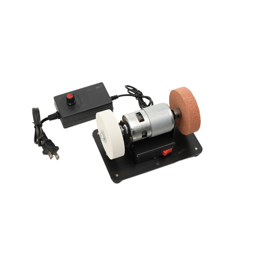 Electric Benchtop Sander 96W Mini Grind Sander Bench Grinder Sanding Machine DIY
