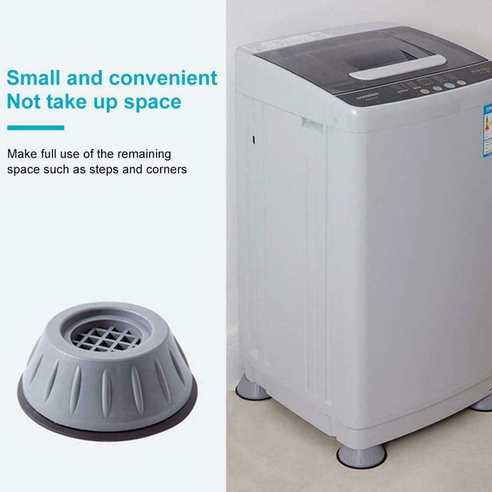 4-PCS Anti Vibration Washing Machine Support Anti-Slip Rubber Feet Base Pads Mat