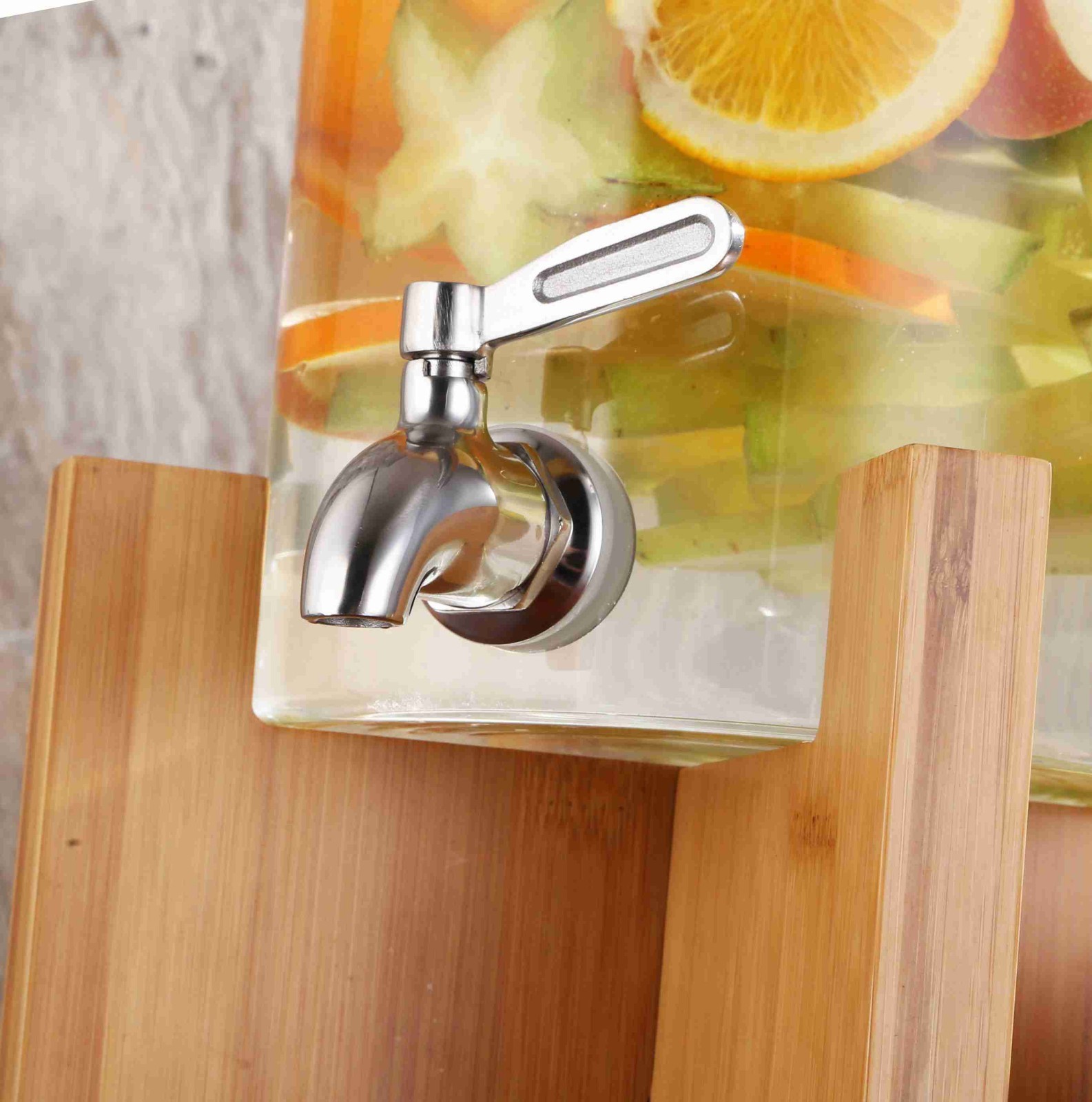Stainless Steel Beverage Dispenser Spigot,Quarter Turn,Ball Valve, fits 5/8 inch