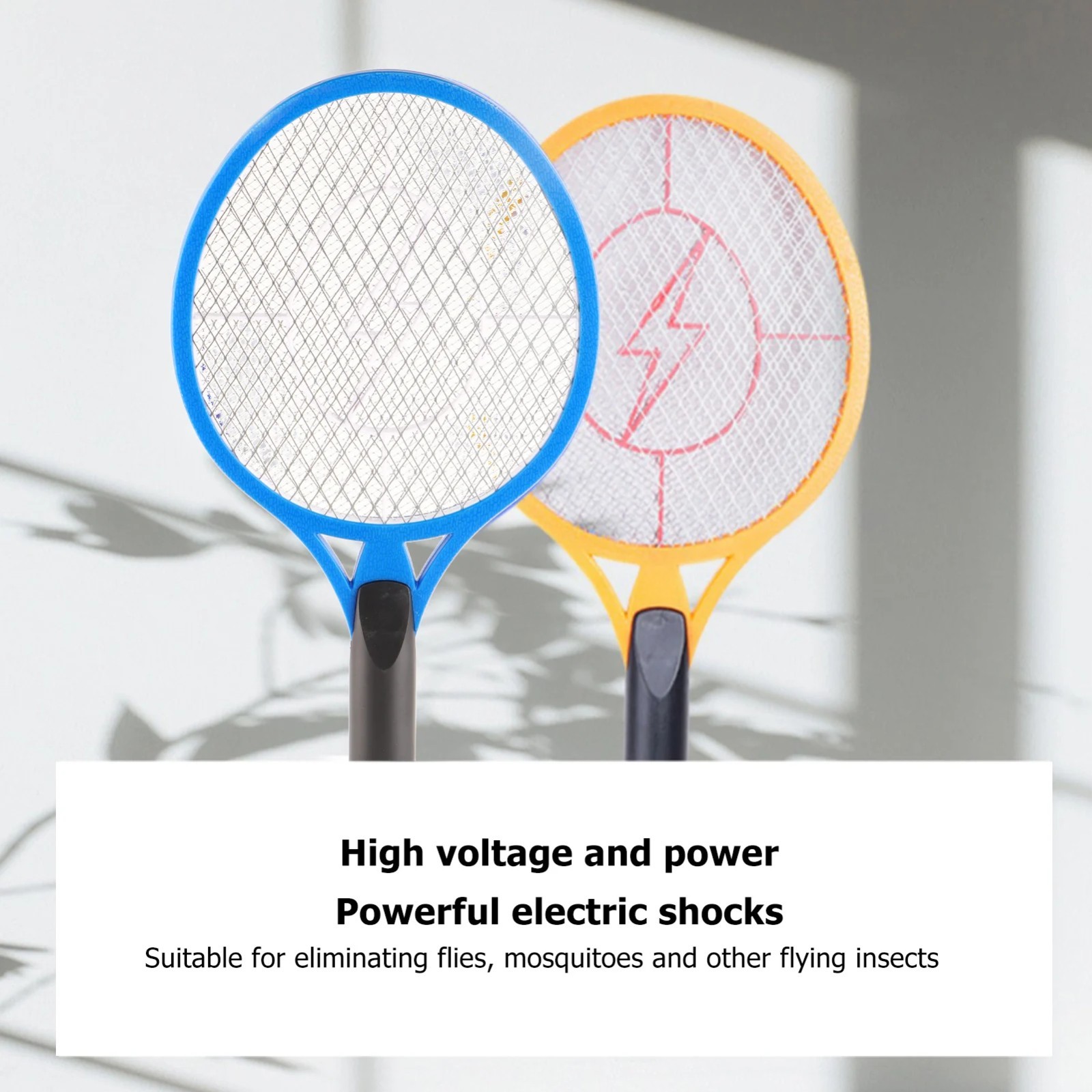 Electric Mosquito Killer Handheld Insect Fly Swatter Racket Portable Fly Insect
