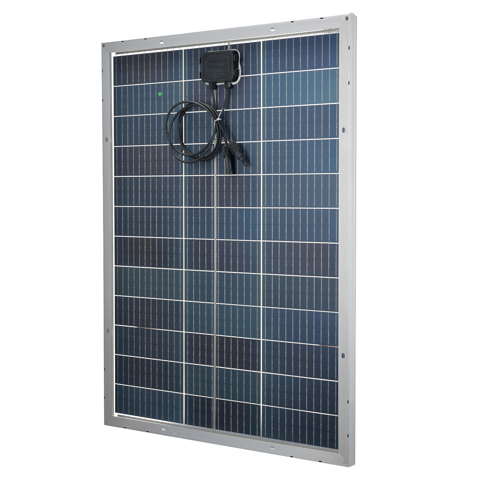 200W Bifacial Solar Panel 18V N-Type Mono PV RV Home Off-Grid Battery Charging
