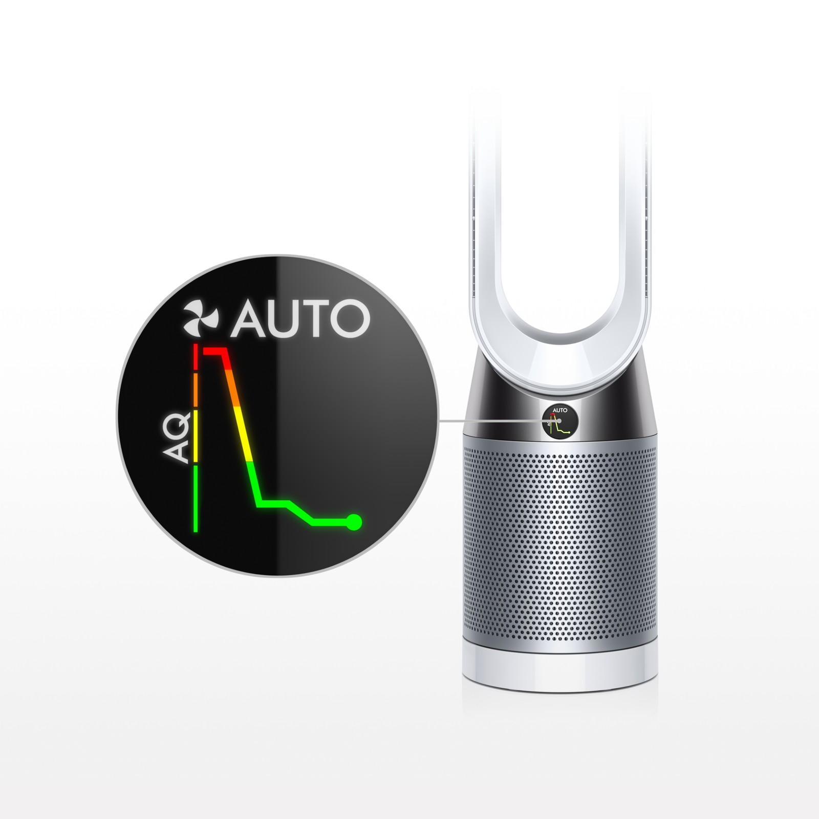 Dyson TP4A Pure Cool™ tower purifier fan | White/Silver | Refurbished