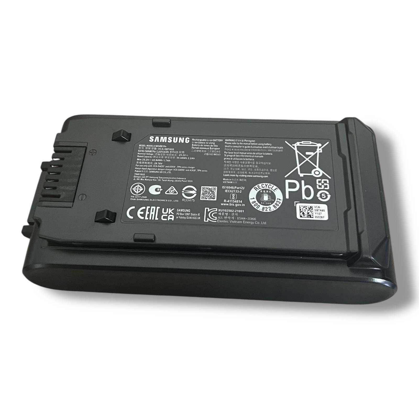 New Genuine SAMSUNG Bespoke Jet Replacement Li-ion Battery Model: VCA-SBTA95