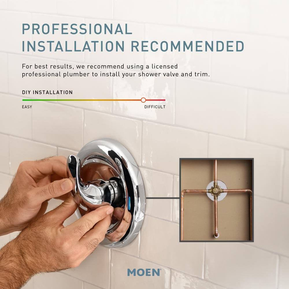 NEW CONDITION MOEN 82518BL Findlay 6-Spray Tub and Shower Faucet in Matte Black