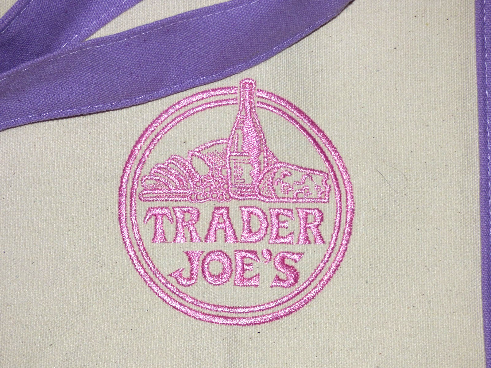 Trader Joe’s – LARGE Canvas Tote Bag – Lavender – Spring 2026 – Limited Edition