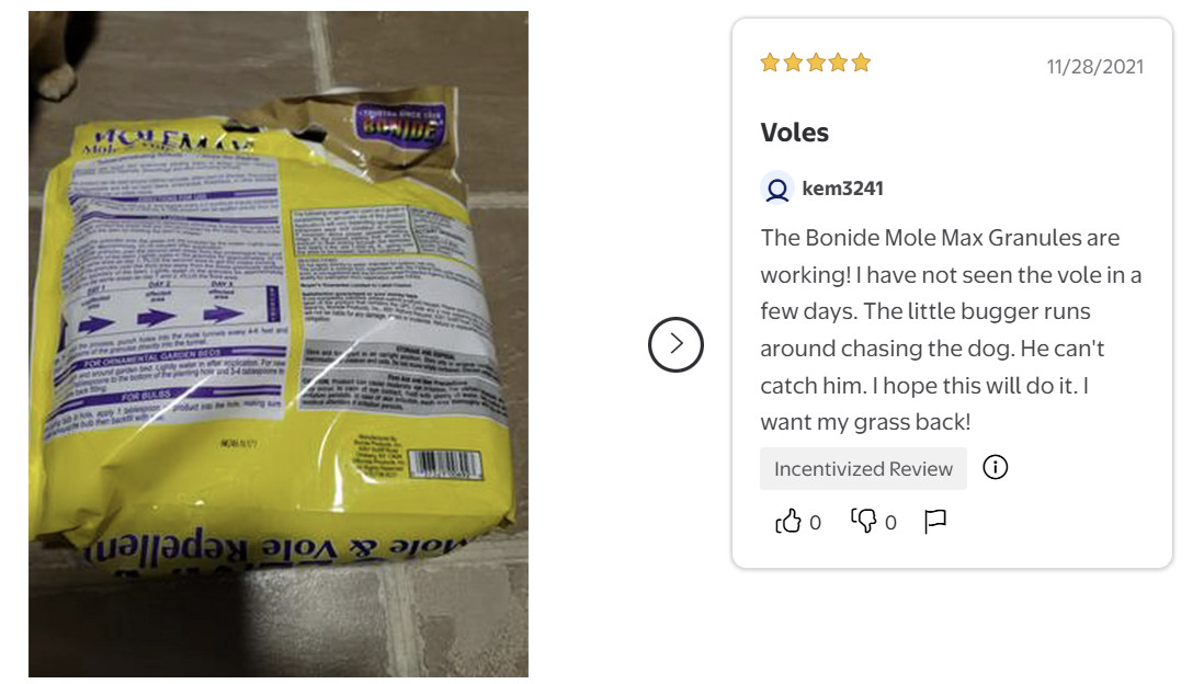 Mole Max 10 lb Mole & Vole Repellent Granules Ready-to-Use