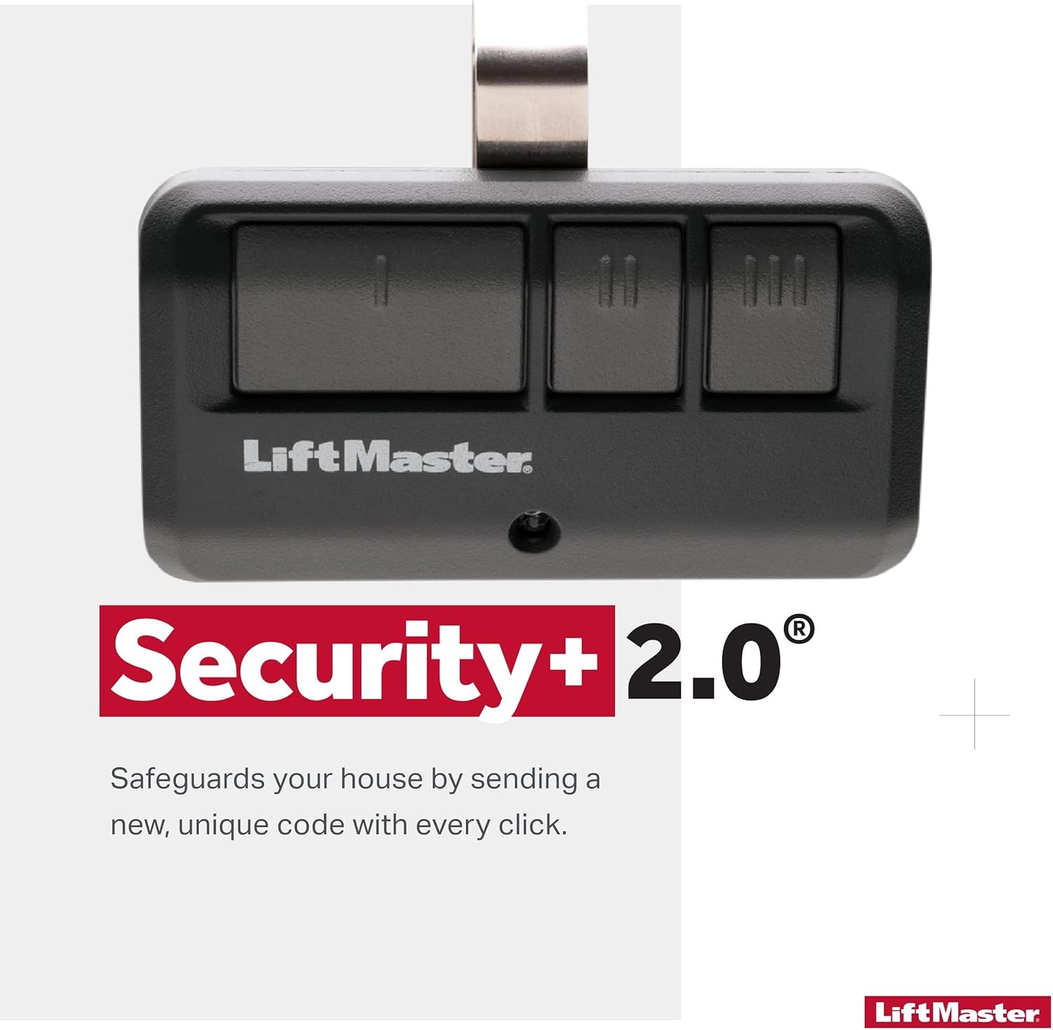 LiftMaster 893MAX 3 Button Visor Remote Control Garage Door Opener Pack of 1