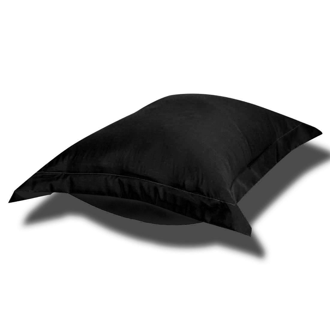 2Pcs Standard/Queen/King Microfiber Pillow Shams Pair No Zipper Pillowcases