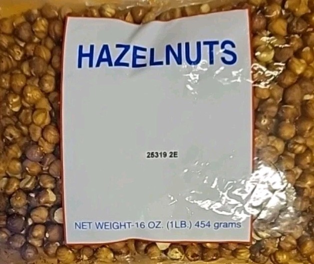 2 BAGS HAZELNUTS SHELLED 2 LBS TOTAL USDA BEST BY DATE: 6/2026 FREE SHIPPING USA