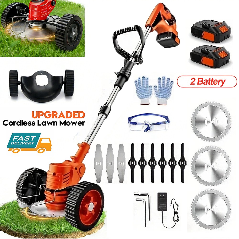 2500W Electric Cordless Grass String Trimmer Lawn Edger Weed Wacker Cutter USA