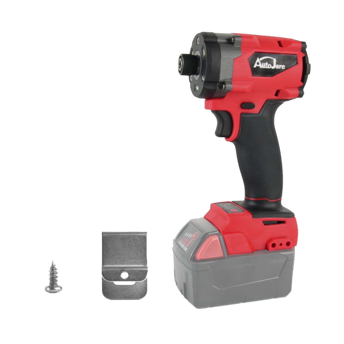 Brushless Cordless Impact Driver,for Milwaukee 18V Battery,1/4″ Compact,4 Speed