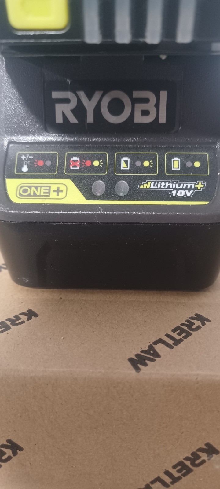 Ryobi P197 18V ONE+ 4.0Ah Lithium-ion Battery Pack with Charger PCG002