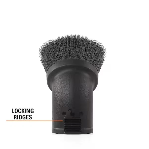 2-1/2 in. Locking Dusting Brush Accessory Shop Vac Attachment for RIDGID Wet Dry