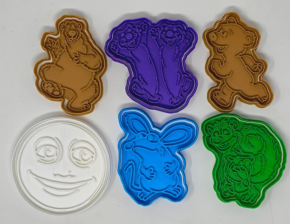 Bear in the Big Blue House Cookie Cutters + insert – approx. 8cm