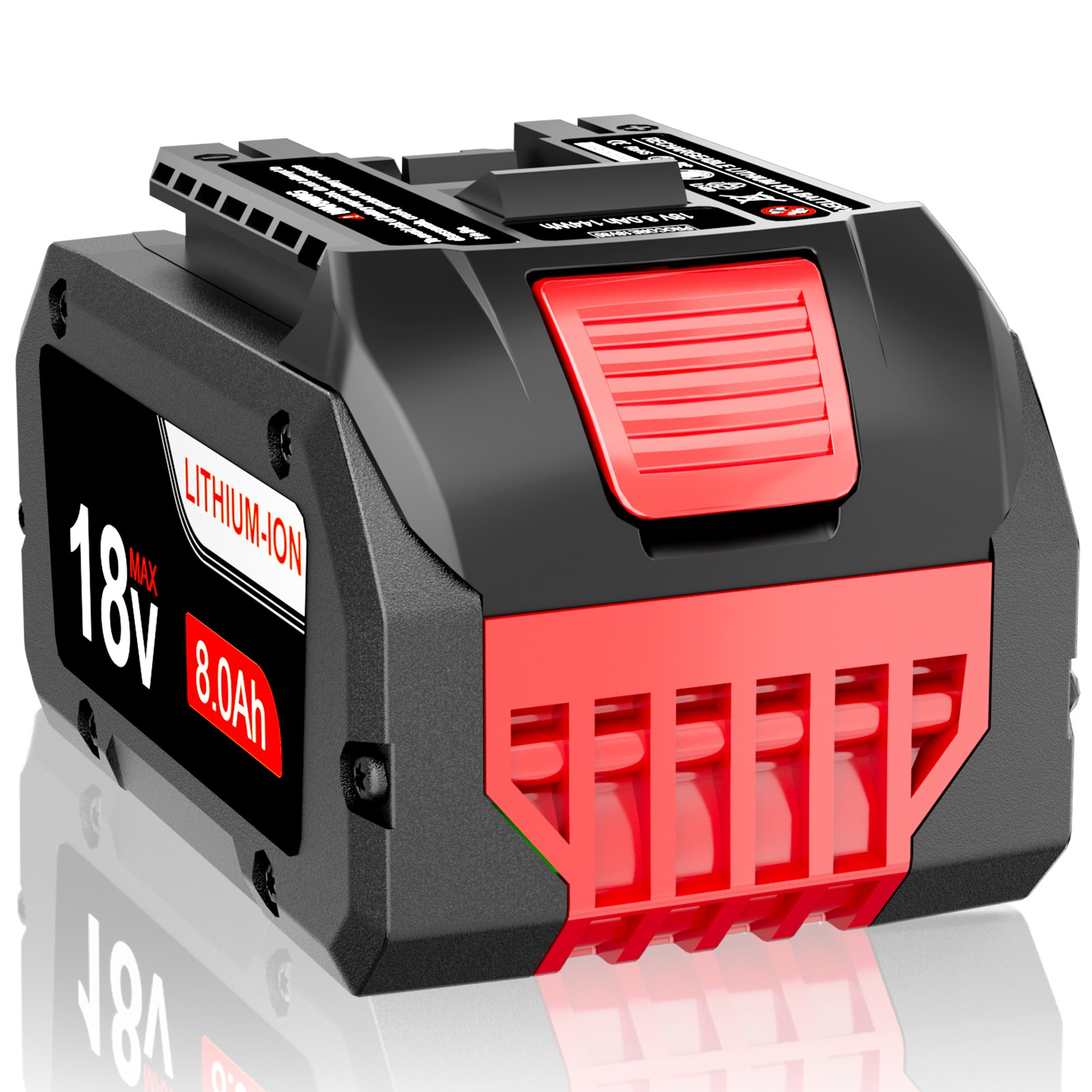Pack 18V Battery For Bosch 18V 8.0AH Li-ion BAT609 BAT610G BAT618 GSR18V-LI