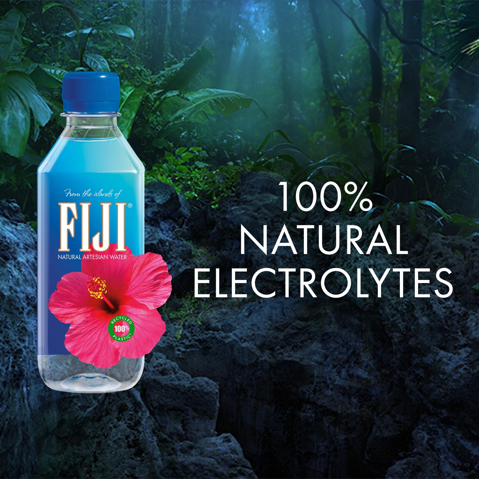 FIJI Natural Artesian Bottled Water 330mL / 11.15 Fl Oz (Pack of 24)