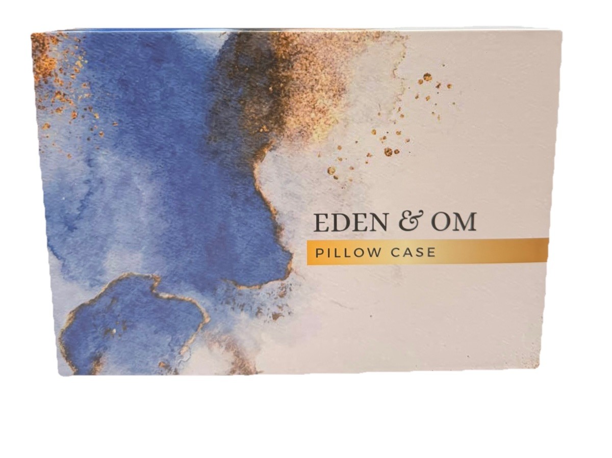 Eden & Om Pillow Case White Standard 20″x31″ EO-BPC-01-S | Brand New With Tags