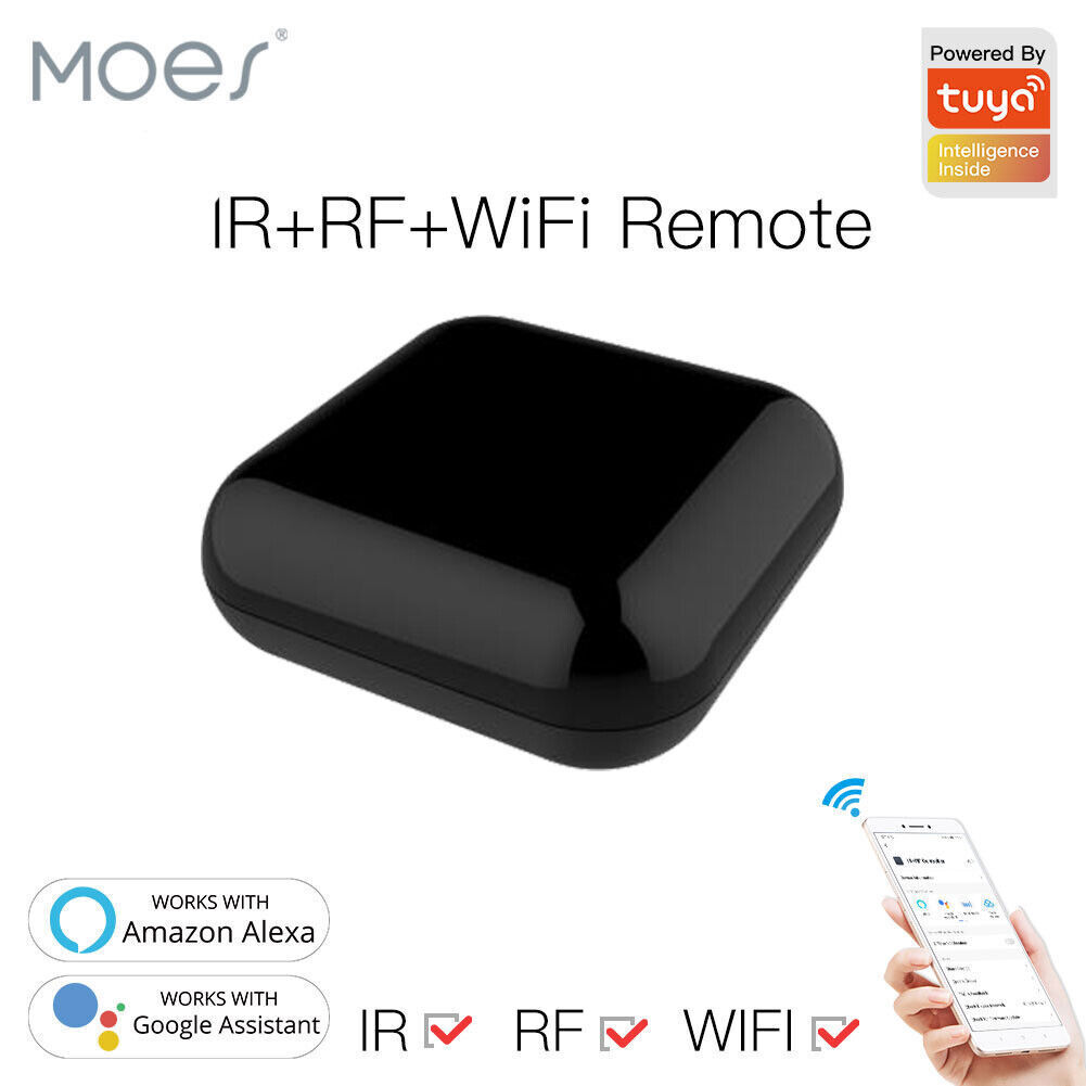 MOES WiFi RF IR Universal Smart Remote Controller Works With Alexa Google APP