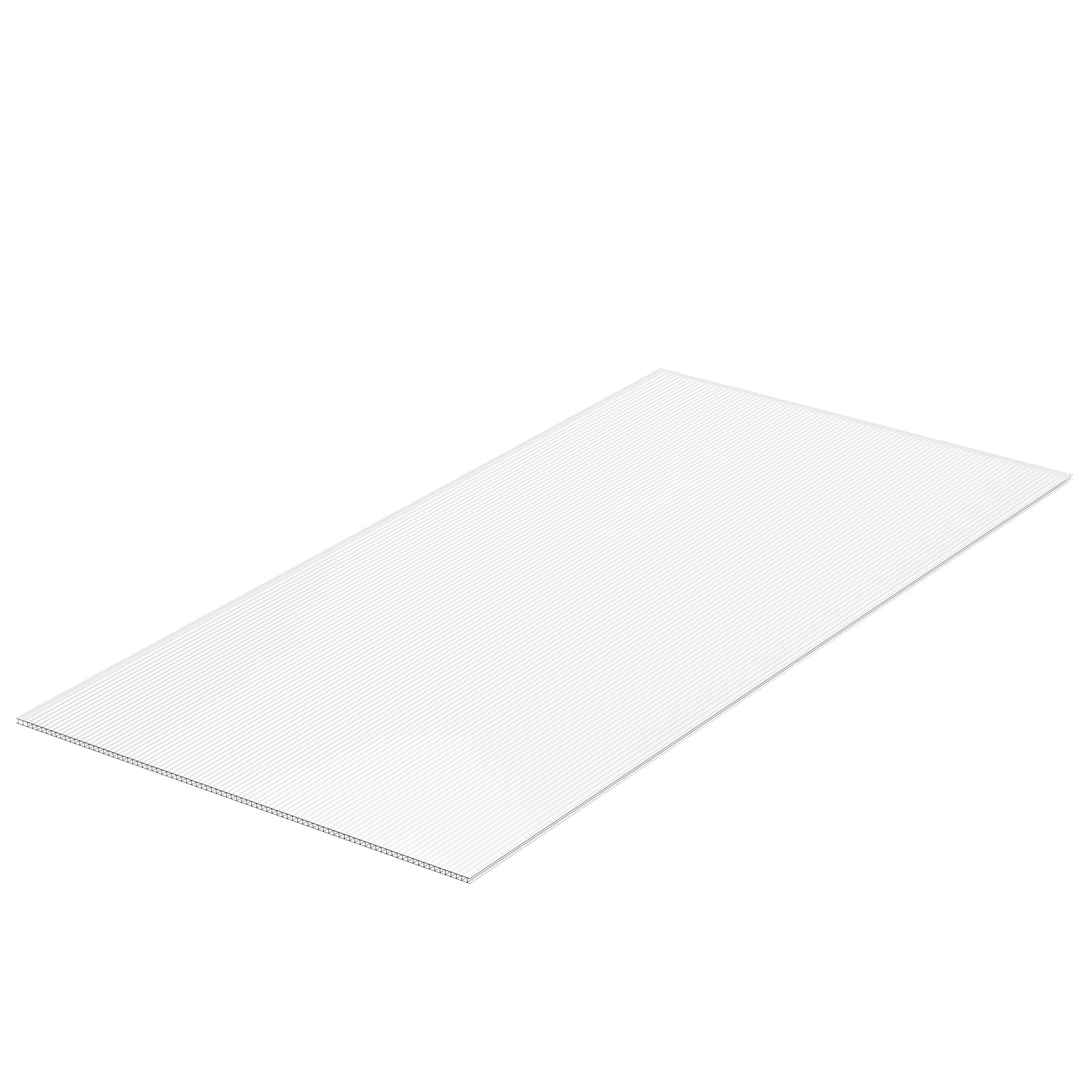 24 Pack Polycarbonate Greenhouse Panels 2′ X 4′ X 4mm UV Protected Roof Sheets