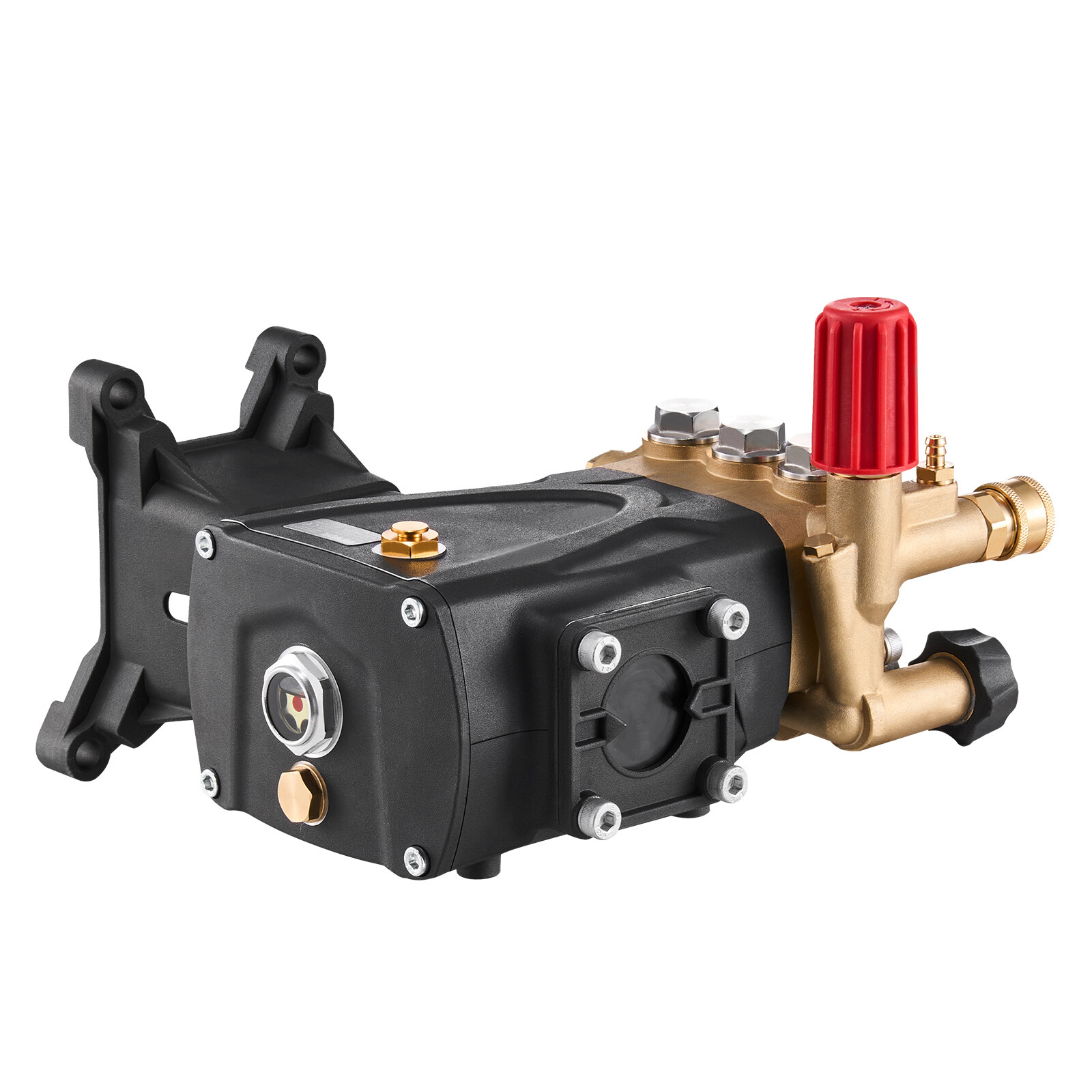 Pressure Washer Pump 1″ Shaft Horizontal Triplex Plunger 4000 PSI 4.0GPM