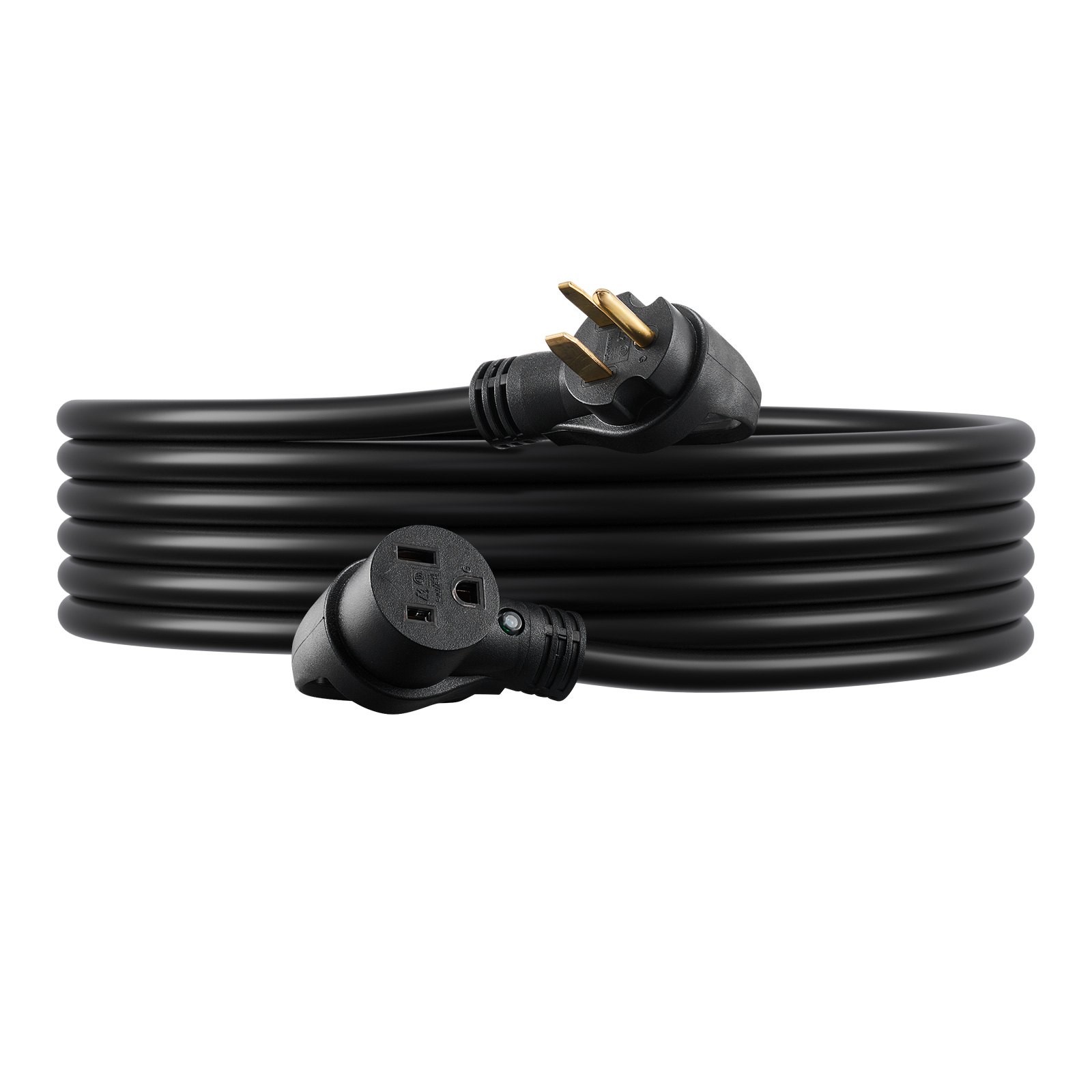 New/30-Amp Generator Extension Cord, 25 Foot, 250 Volts 7500 Watts Heavy Duty Po
