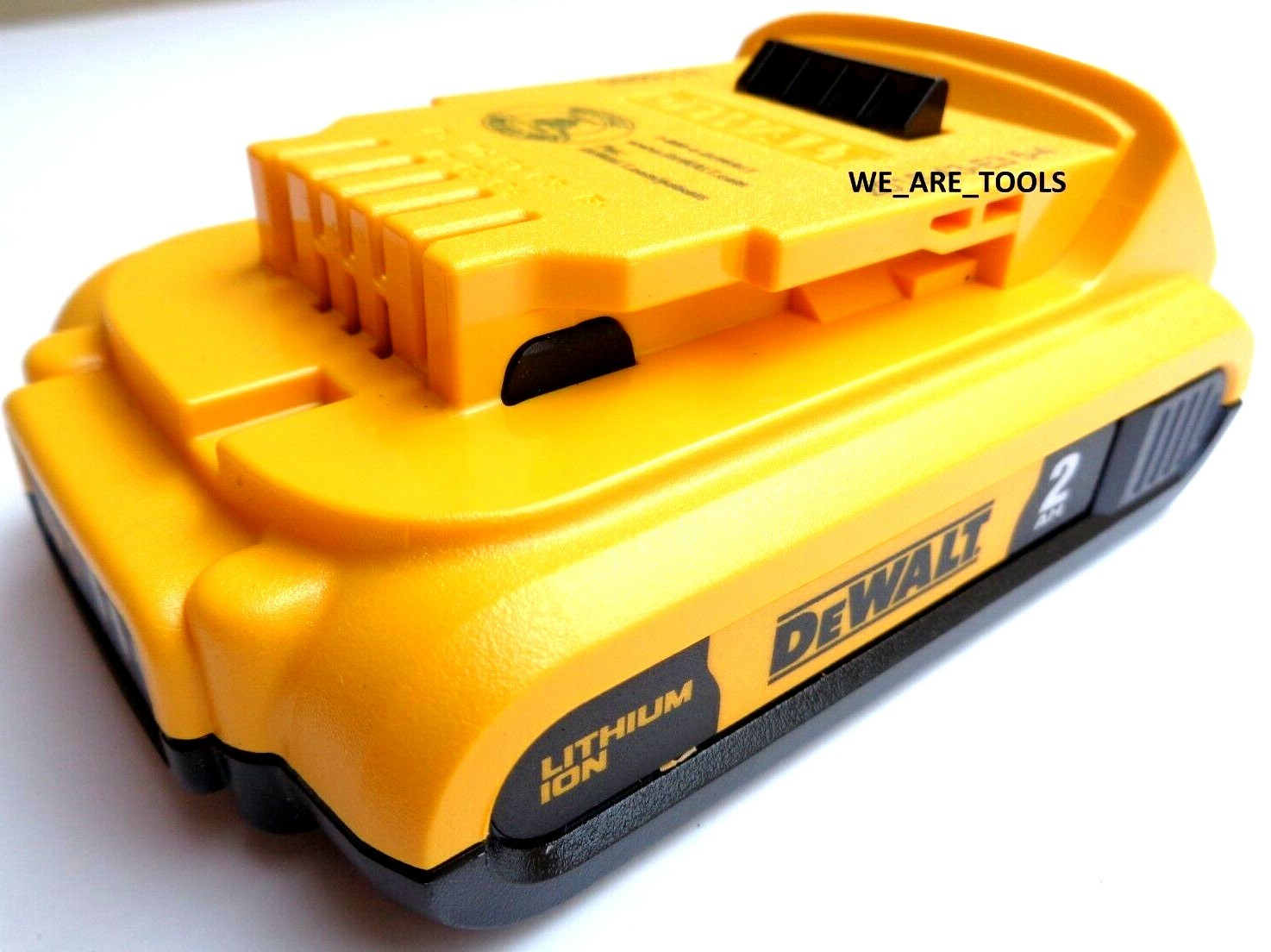 (2) Dewalt 20V DCB203 2.0 AH MAX Batteries 20 Volt For Drill, Saw