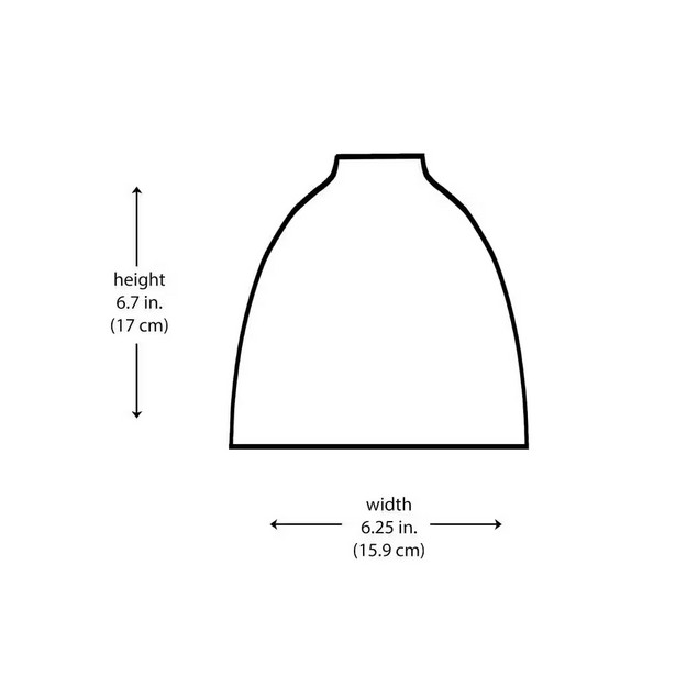 (4) 6.7 in. Natural Brown Bamboo Cone Shaped Pendant Shade with 2.25 in. New