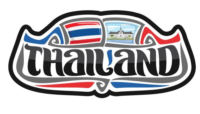 Thailand Sticker Decal A432