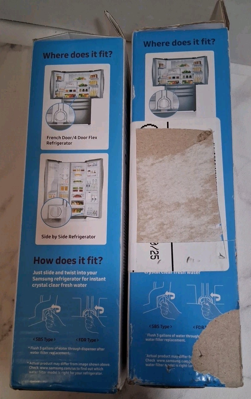 Samsung Replacement Refrigerator Water Filters DA29-00020B HAF-CIN/EXP Lot Of 2