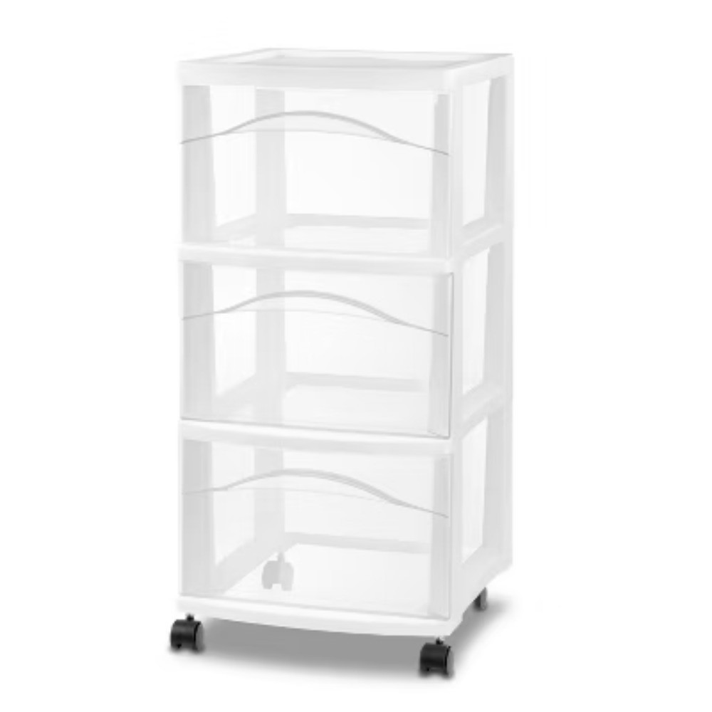 3 Drawer Medium Cart – Multi-purpose storage for lightweight items in any room