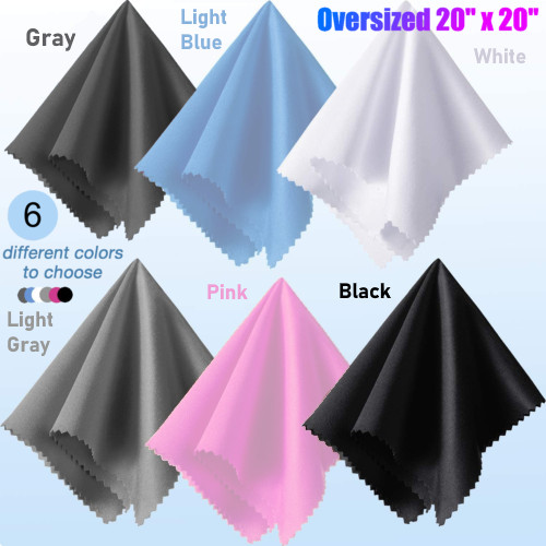 Extra Large Microfiber Cleaning Cloth 20″ X 20″ for TV Screens Lens Phone
