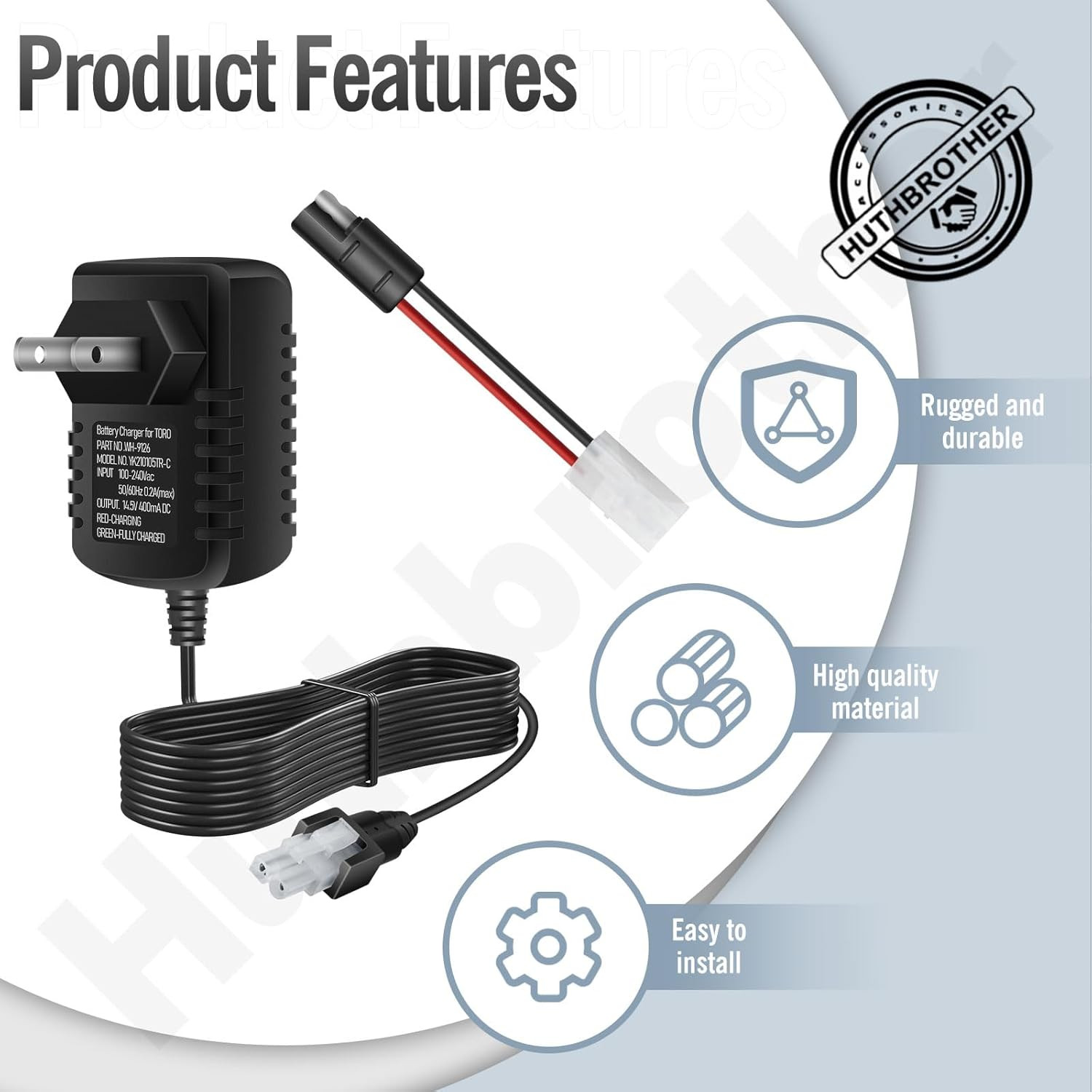 Toro Battery Charger Compatible With Lawn Mowers 30 Day Money Back Guarantee