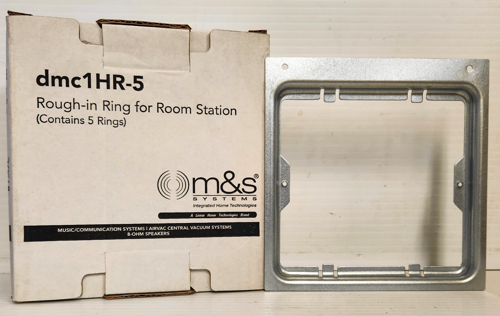 M&S DMC1HR-5 Rough-in Ring for Room Station (Contains 5 Rings)