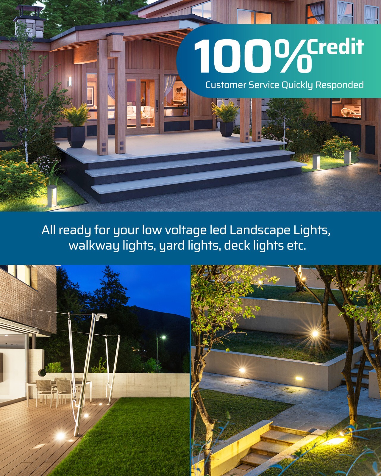 DEWENWILS 150W Landscape Lighting Transformer, Photocell & Timer, 12V/15V AC